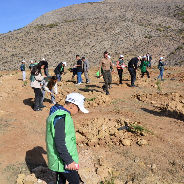Milli Ağaçlandırma Günü'nde Yahyalı'da fidan dikildi