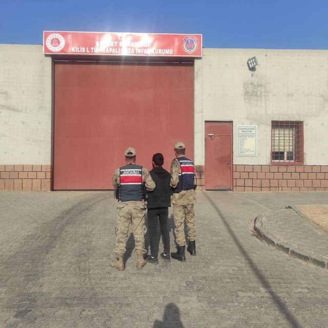 Kilis'te hakkında kesinleşmiş hapis cezası bulunan zanlı tutuklandı
