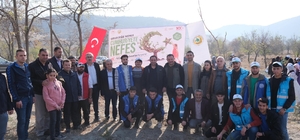 Turhal'da Milli Ağaçlandırma Günü'nde fidanlar toprakla buluşturuldu