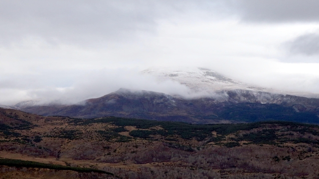 Ardahan'ın yüksek kesimlerinde kar ve sis etkili oldu