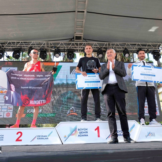 Adana'da Varda Ultra Trail Koşusu yapıldı