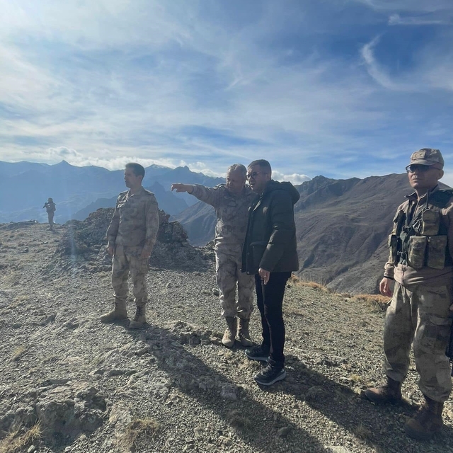 Kaymakam Daştan, Kars'ta PKK'ya yönelik operasyonların yürütüldüğü üs bölge...