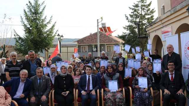 Yığılca'da 50 fındık üreticisine "organik tarım" sertifikası verildi