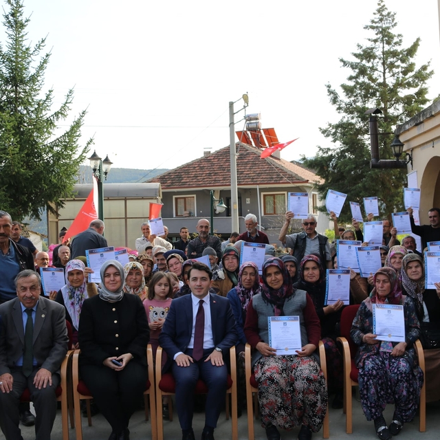 Yığılca'da 50 fındık üreticisine "organik tarım" sertifikası verildi