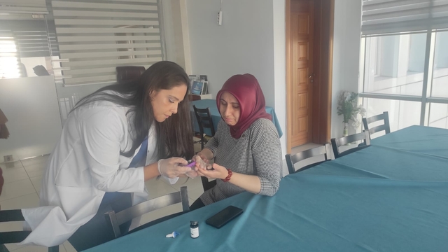 Bahşılı Belediyesi çalışanlarına diyabet eğitimi verildi