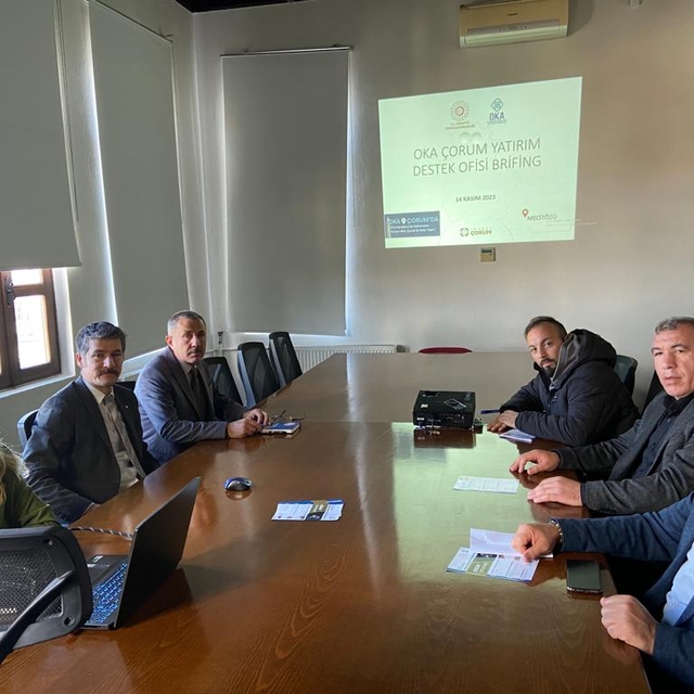 Mecitözü İlçe Geliştirme ve Tanıtma Ofisi hibe projelerini değerlendirdi