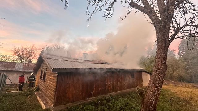 Gerede'de yangın çıkan yayla evinde hasar oluştu