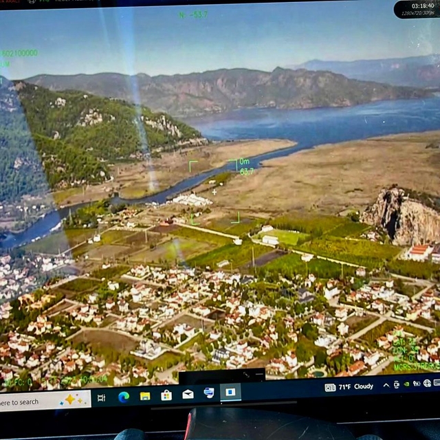 Muğla'da kural ihlali yapan sürücüler "cayrokopter" ile tespit edildi