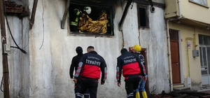 Kütahya'da ev yangını; 1 ölü