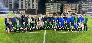 Kızılcahamam Belediyespor'un eski futbolcuları buluştu
