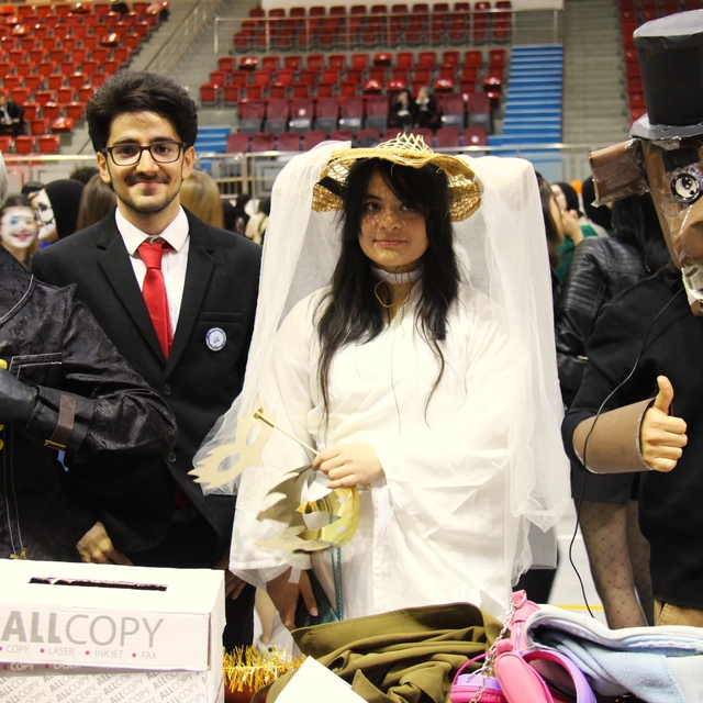 Nevşehir'de üniversite öğrencilerince kostüm yarışması düzenlendi