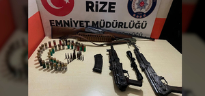 31 yıl hapisle aranan hükümlü 2 Kalaşnikof ile yakalandı