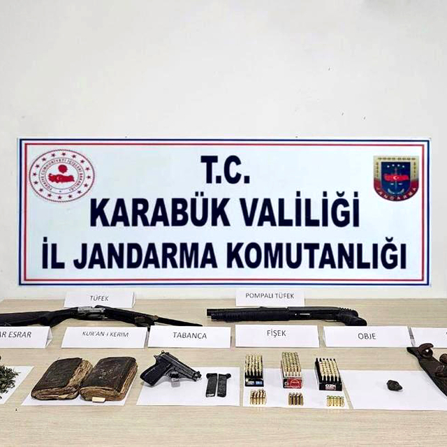 Tarihi eser kaçakçılığı ve uyuşturucu operasyonunda 1 zanlı yakalandı
