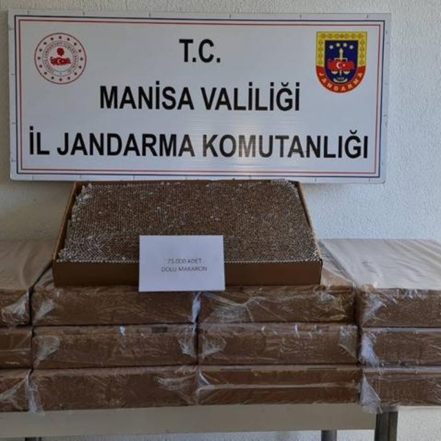 Kula'da yaklaşık 75 bin adet kaçak sigara yakalandı