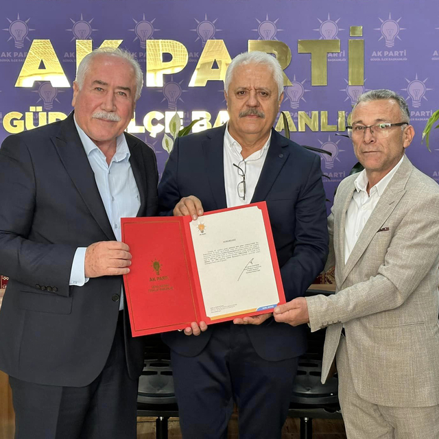 Güdül Belediye Başkanı Yalçın'dan AK Parti İlçe Başkanı Karaman'a ziyaret