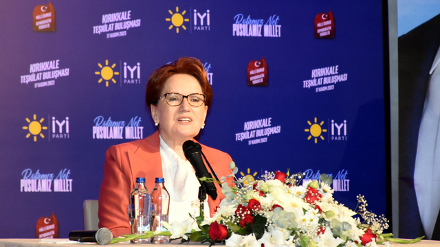 Akşener, Kırıkkale'de aday tanıtım töreninde konuştu: