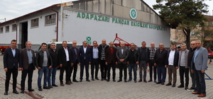 Söğütlü'deki mahalle muhtarlarından APEK Başkanı Karasakal'a ziyaret 