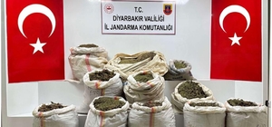 Diyarbakır'da 296 kilogram esrar yakalandı
