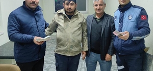 Boğazlıyan'da zabıtanın bulduğu 50 bin lira sahibine teslim edildi