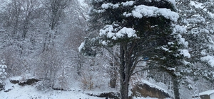 Kütahya´da kar yağışı trafiği olumsuz etkiledi