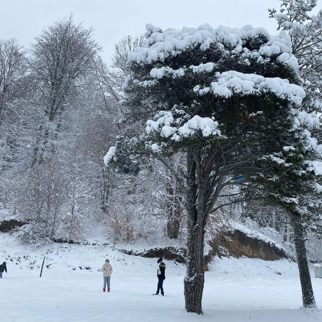 Kütahya´da kar yağışı trafiği olumsuz etkiledi