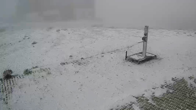 Denizli Kayak Merkezi'ne yılın ilk karı düştü