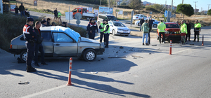 Çanakkale'de iki otomobilin çarpışması sonucu 1 kişi hayatını kaybetti