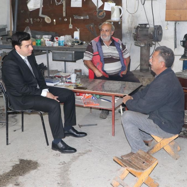 Keban Kaymakamı Atalık, esnafı ziyaret etti