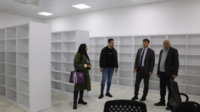 Cizre'de 100. Yıl Cizre Halk Kütüphanesi'nin yapımı tamamlandı