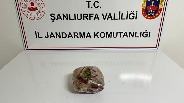 Şanlıurfa'da yolcu otobüsünde 1 kilo 160 gram sentetik uyuşturucu ele geçirildi