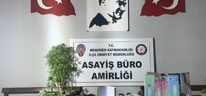 Menemen'de uyuşturucu operasyonunda 1 kişi tutuklandı