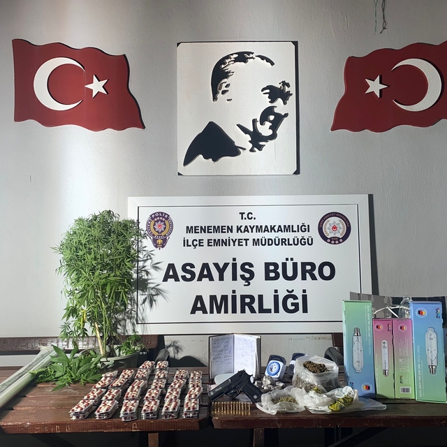 Menemen'de uyuşturucu operasyonunda 1 kişi tutuklandı