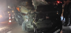 Amasya´da hafif ticari araç, kamyona arkadan çarptı: Sürücüsü ağır yaraland...