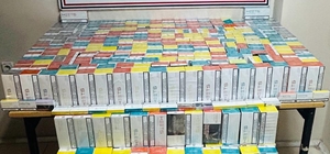 Erzurum'da otobüste 5 bin 299 paket kaçak sigara ele geçirildi
