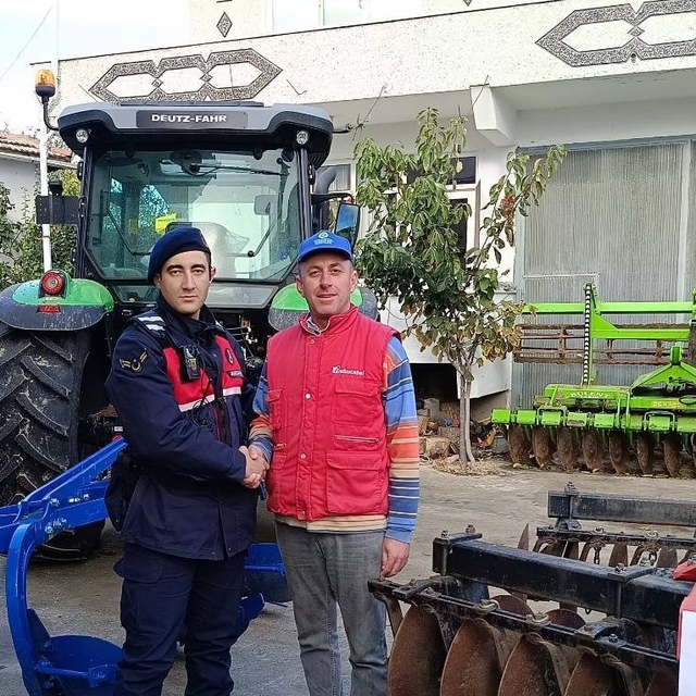 Edirne'de tarım aleti çalan şüpheliler jandarma tarafından yakalandı