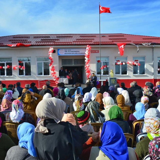 Ordu'da hayırseverin yaptırdığı 4 derslikli ilkokul açıldı