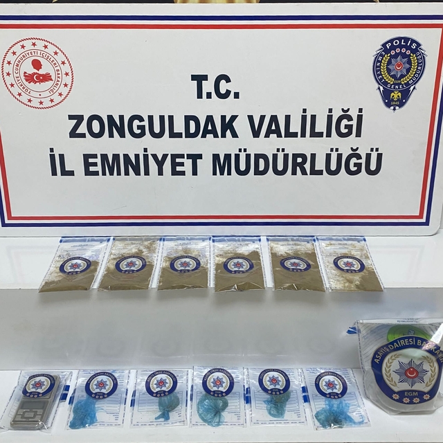 Zonguldak'ta uyuşturucu operasyonunda 1 kişi tutuklandı
