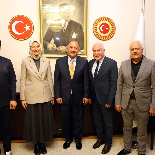 Başkan Yalçın'dan, Bakan Özhaseki'ye ziyaret