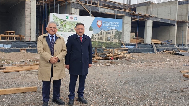 Kayseri Yeşilay Uyuşturucuyla Mücadele Rehabilitasyon Merkezi'nin inşası sürüyor