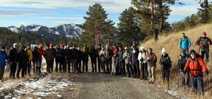 'Öğretmenler Günü' için doğada 20 kilometre yürüdüler