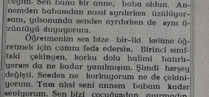 Şehit öğretmen Neşe Alten'in öğretmenine yazdığı kompozisyon gazetede yayın...