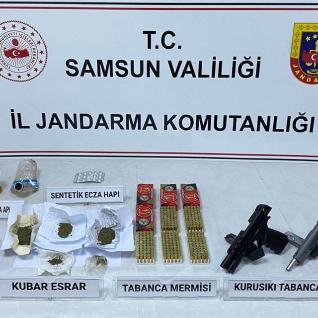 Samsun'da ruhsatsız silah operasyonu