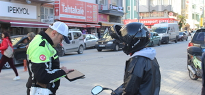 Burdur'da jandarma ve polisten sürücülere bilgilendirme ve denetim