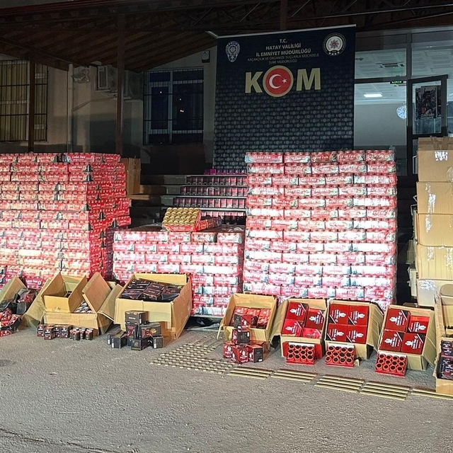 Hatay'da 52 bin gümrük kaçağı cinsel içerikli ürün ele geçirildi