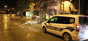 Denizli'de kuvvetli rüzgar etkili oldu