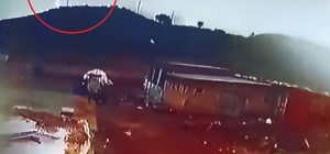 Çobanın öldüğü yıldırımın düşme anı kamerada