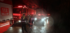 Trabzon'un Sürmene ilçesindeki örtü yangını kontrol altına alındı