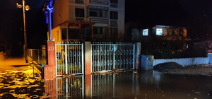 Kastamonu'da deniz taştı, sokaklar su altında kaldı