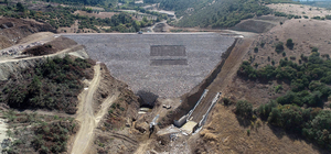 Manisa'daki Çobanlar Barajı inşasında sona yaklaşıldı