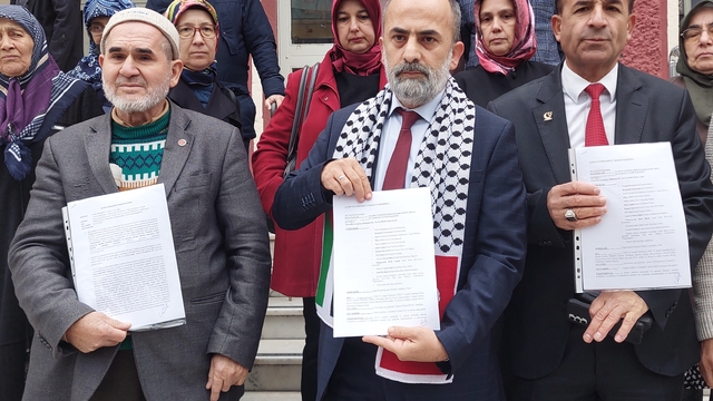 Saadet Partisi Aydın İl Başkanlığı İsrailli yöneticiler hakkında suç duyurusunda bulundu